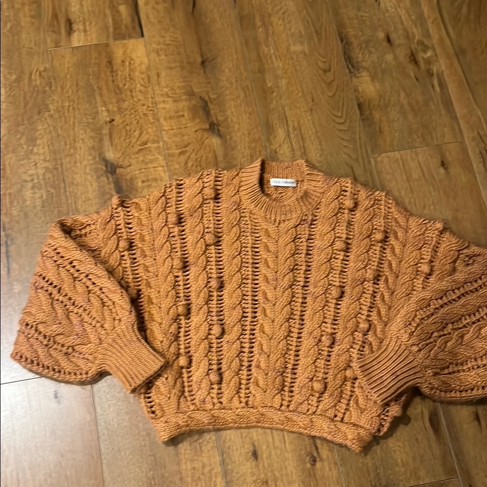 Ulla Johnson Chunky Knit Orange Sweater